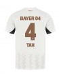 Bayer Leverkusen Jonathan Tah #4 Bortedrakt 2024-25 Korte ermer